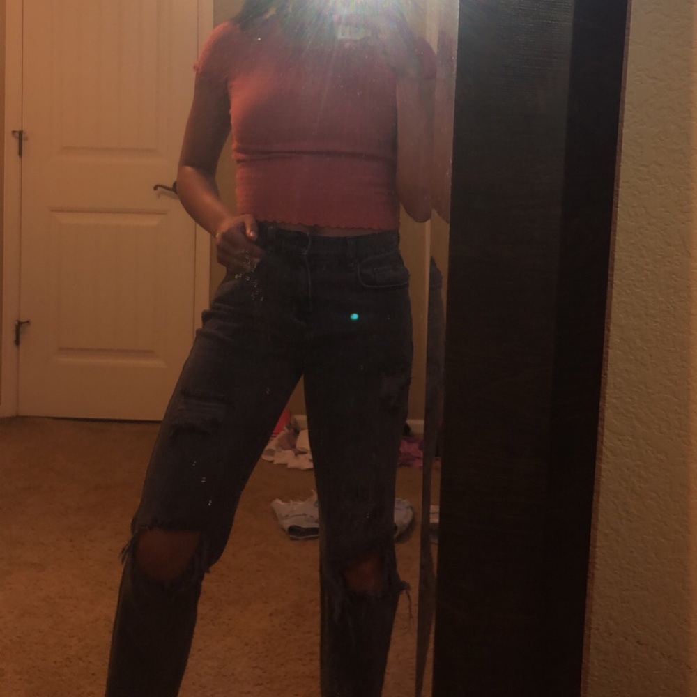 Black PacSun boyfriend jeans
